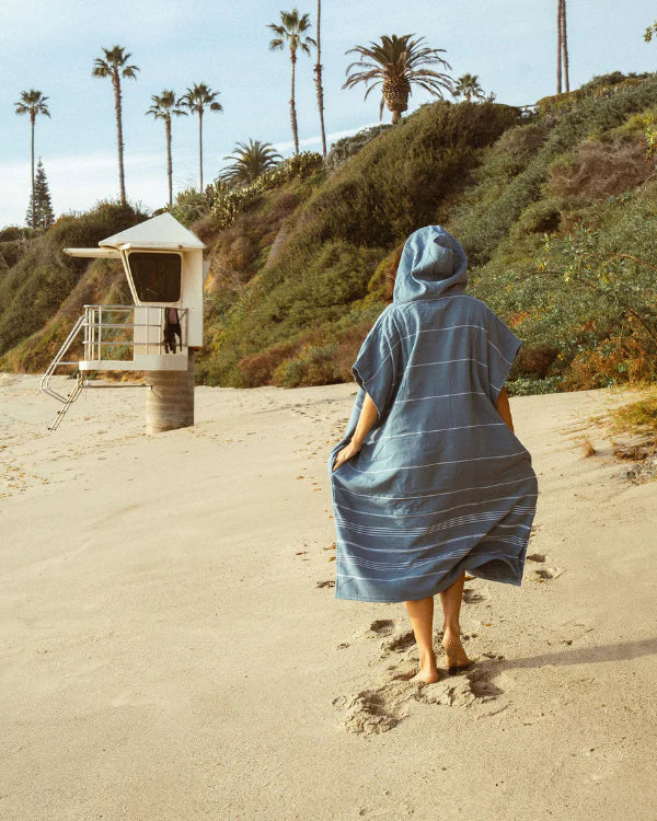Sand Cloud Classic Stripe Hooded Poncho