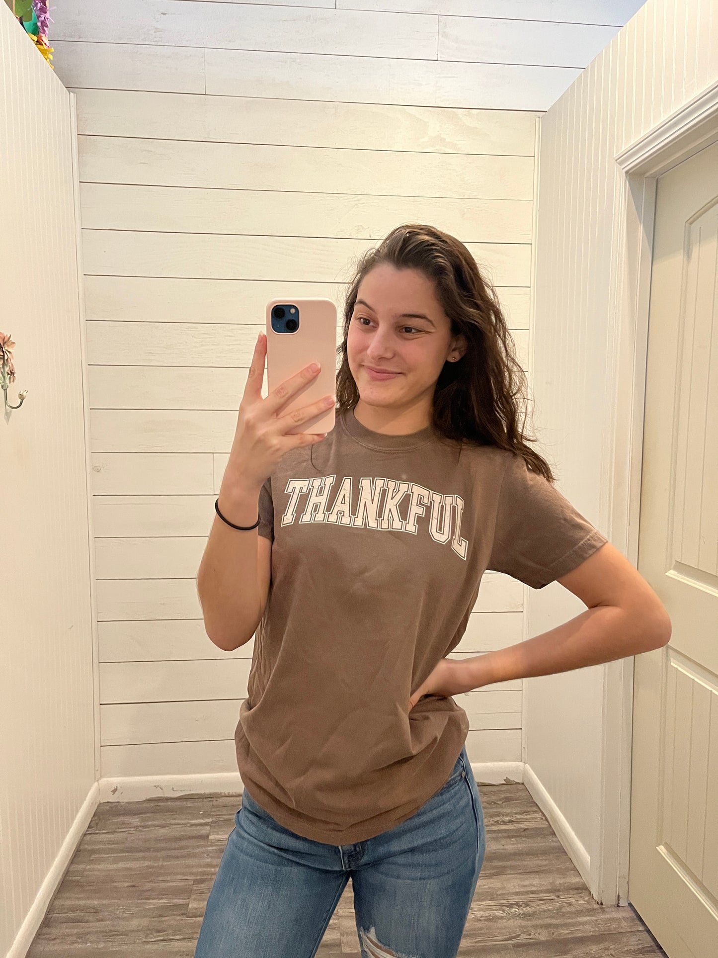 Espresso 'THANKFUL' Comfort Colors Trendy Fall Tee