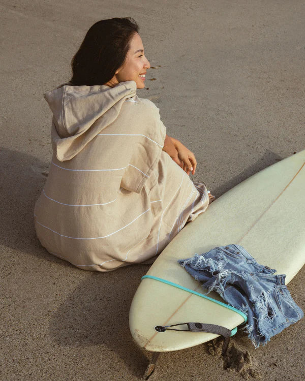 Sand Cloud Classic Stripe Hooded Poncho