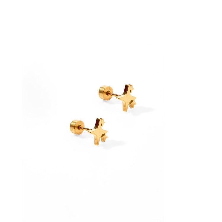LINNY CO Screwback Stud Earrings - Estelle