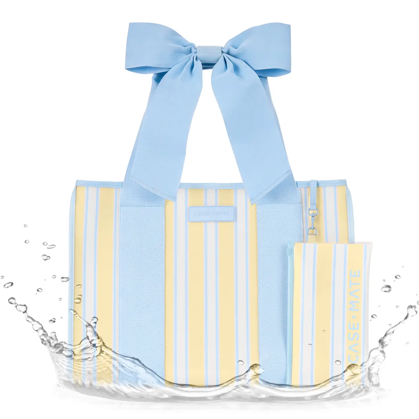 Case-Mate Jelly Tote Bag - Cabana Stripe Bow