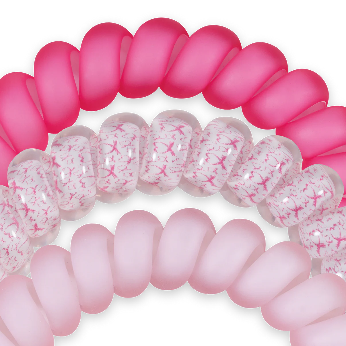 Teleties 'Pink Ribbon Power' Large 3PK
