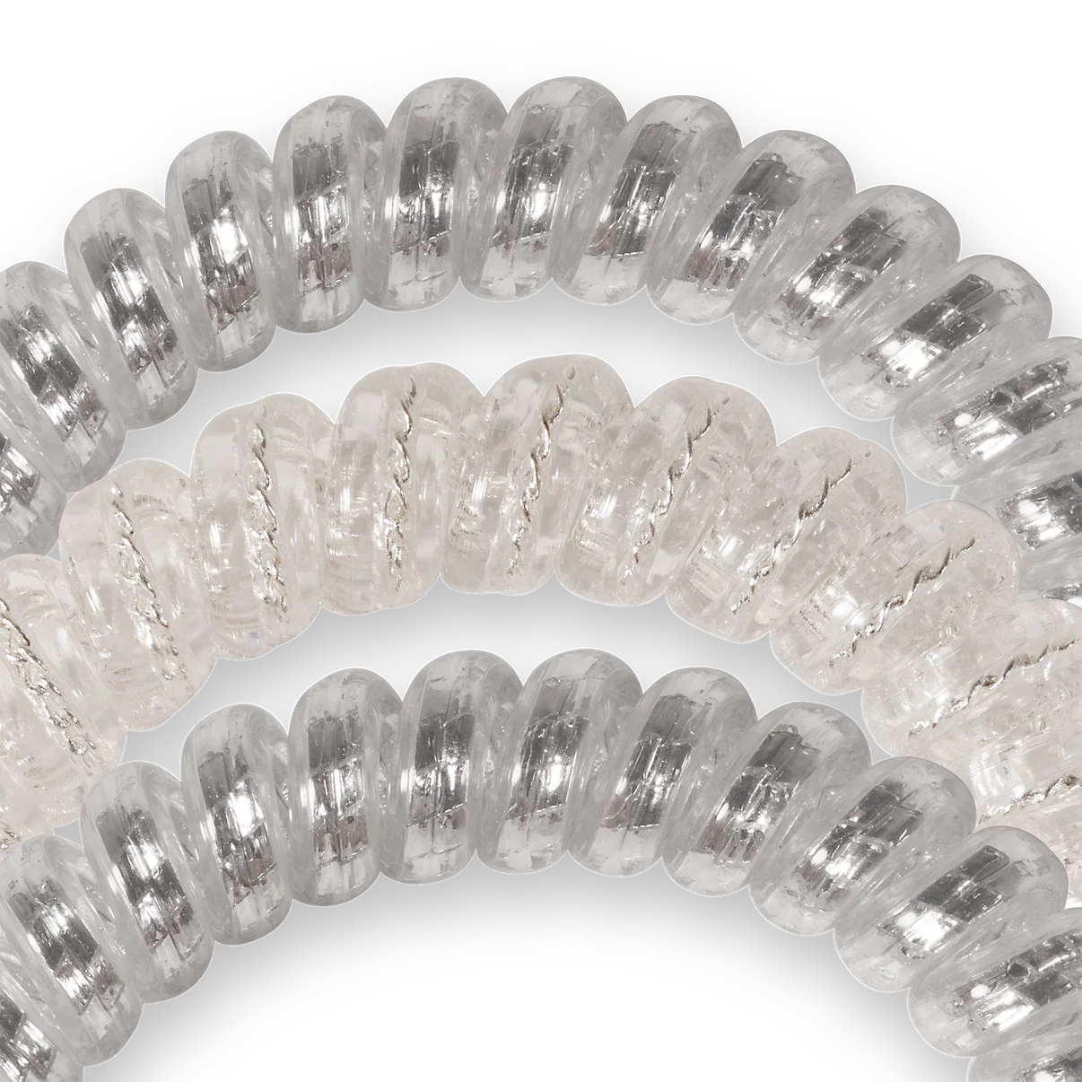 Teleties 'Silver Slay' Small 3PK