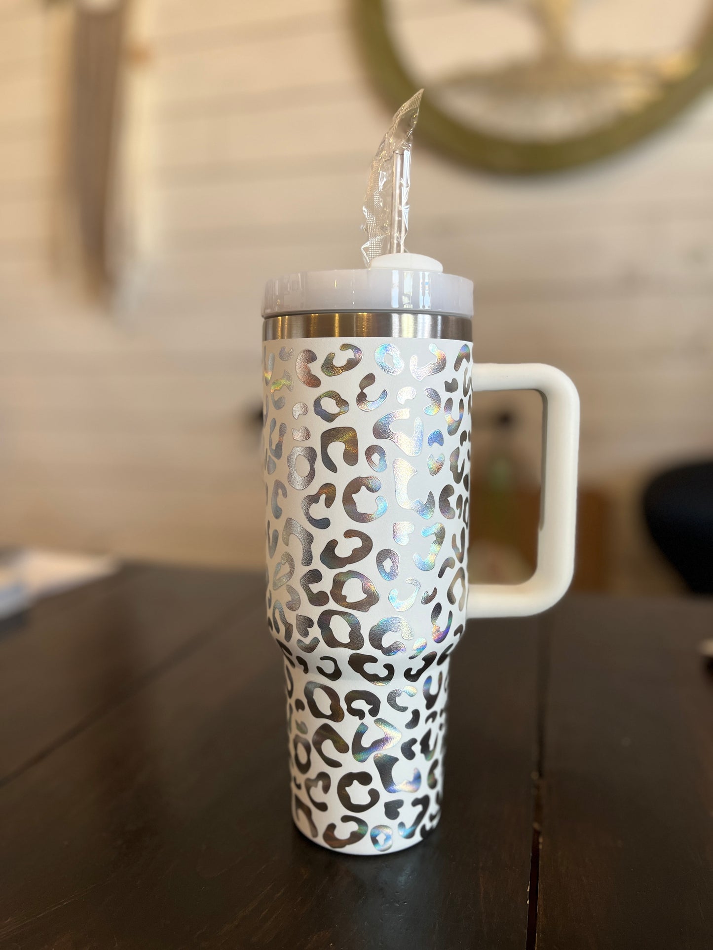 40oz Stainless Steel Tumbler w/ Handle