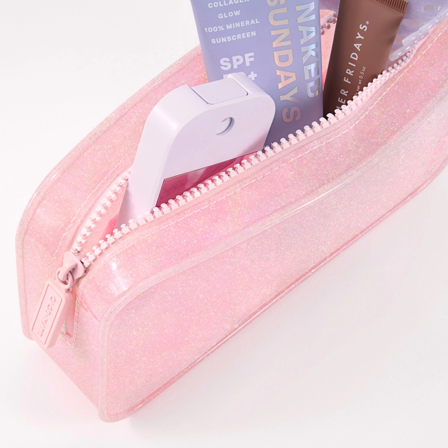 Case-Mate Jelly Makeup Bag - Ballet Pink Twinkle