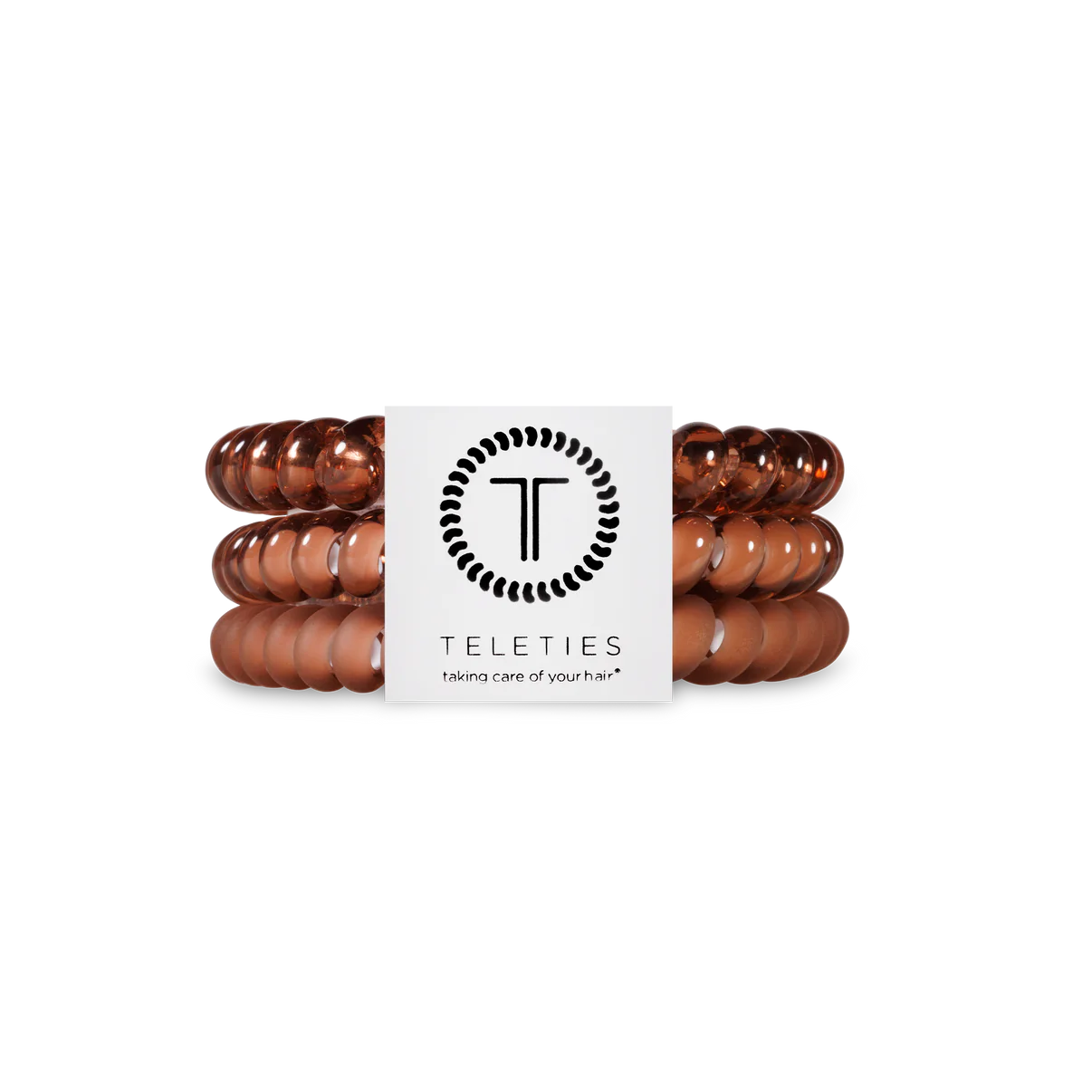Teleties 'Mocha Mousse' Small 3PK
