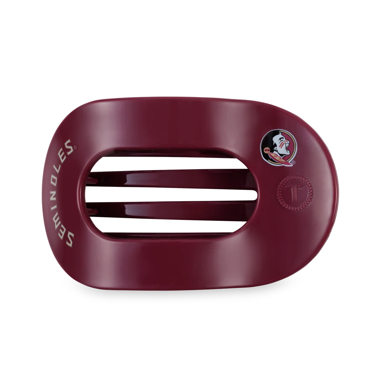 Teleties 'Go Noles!' Large Flat Round Clip