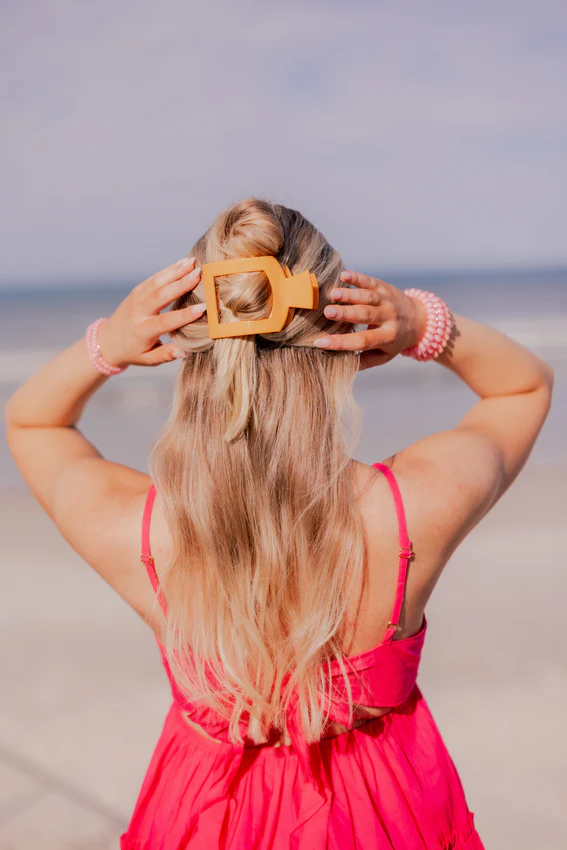 Teletie Medium Flat Square Clip