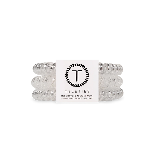 Teleties 'Silver Slay' Small 3PK