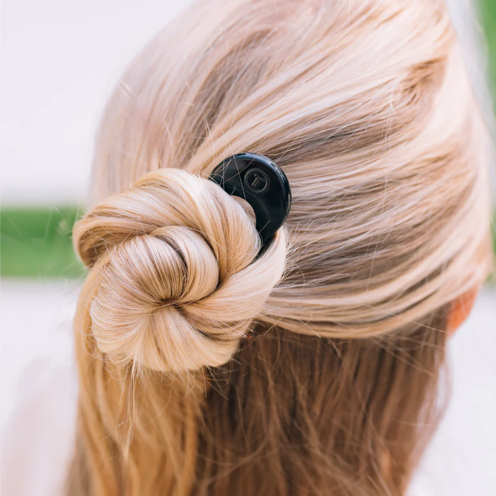 Teleties French Hair Pin - Jet Black