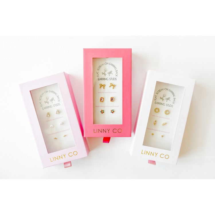 LINNY CO Screwback Stud Gift Set - The Signature Set