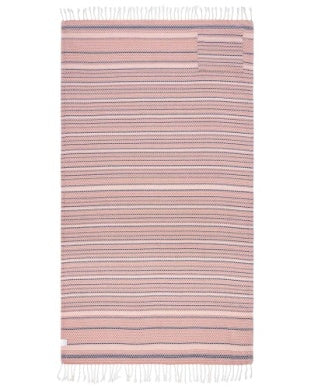 Sand Cloud Panama Stripe - Zipper Pocket -Dusty Pink
