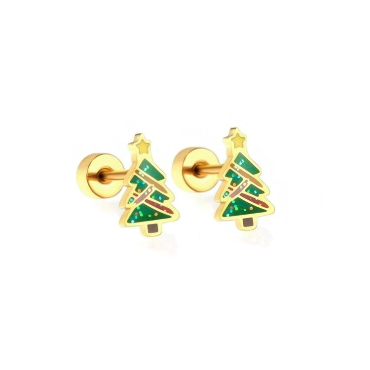 LINNY CO Screwback Stud Earrings - Noelle