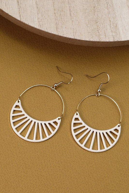 Half Moon Drop Earrings