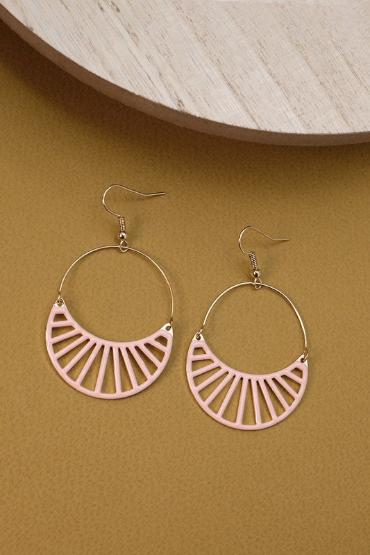 Half Moon Drop Earrings