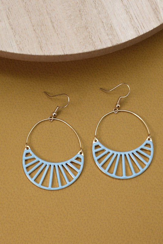 Half Moon Drop Earrings