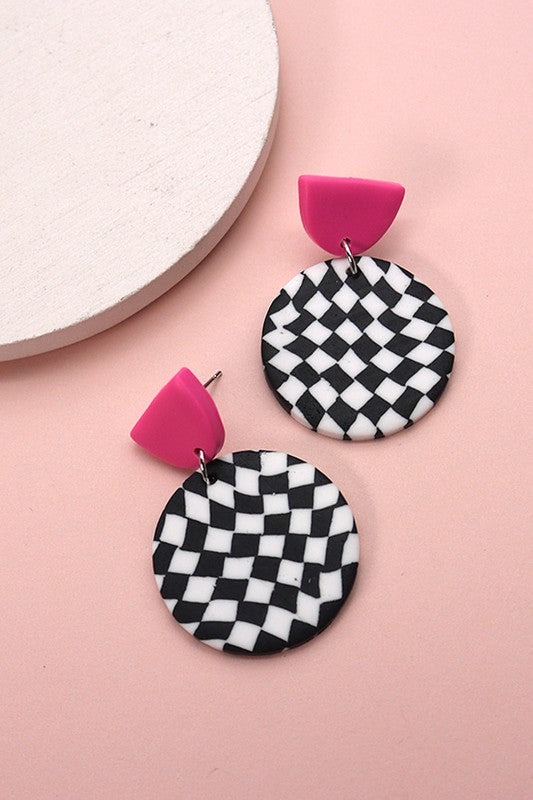 Polymer Clay Drop Earrings