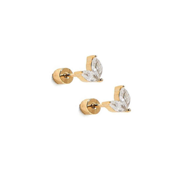 LINNY CO Screwback Stud Earrings - Nova