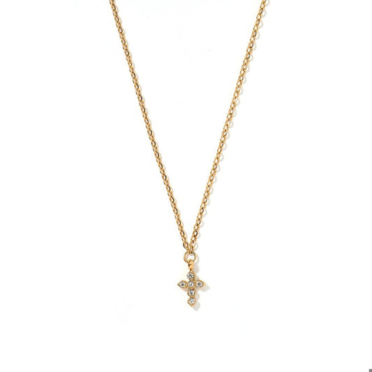 LINNY CO Necklace - Carly Cross Gold