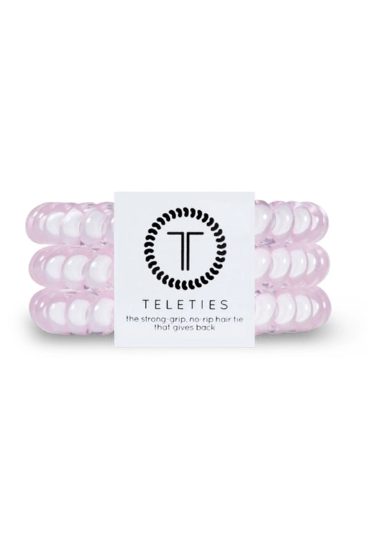 Teletie 'Rose Water Pink' Large 3PK