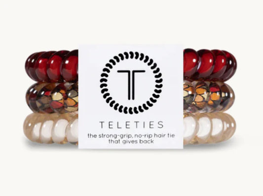 Teleties 'Terracotta' Small 3PK