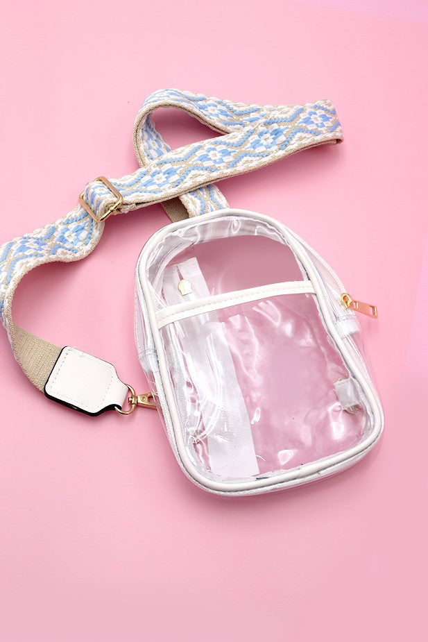 Clear Crossbody Stadium Bag The Trendy Side