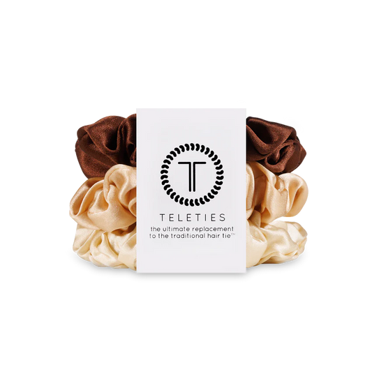 Teleties Scrunchie 'For The Love of Nudes' Large 3PK