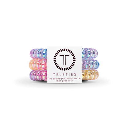 Teleties 'Eat Glitter for Breakfast' Large 3PK