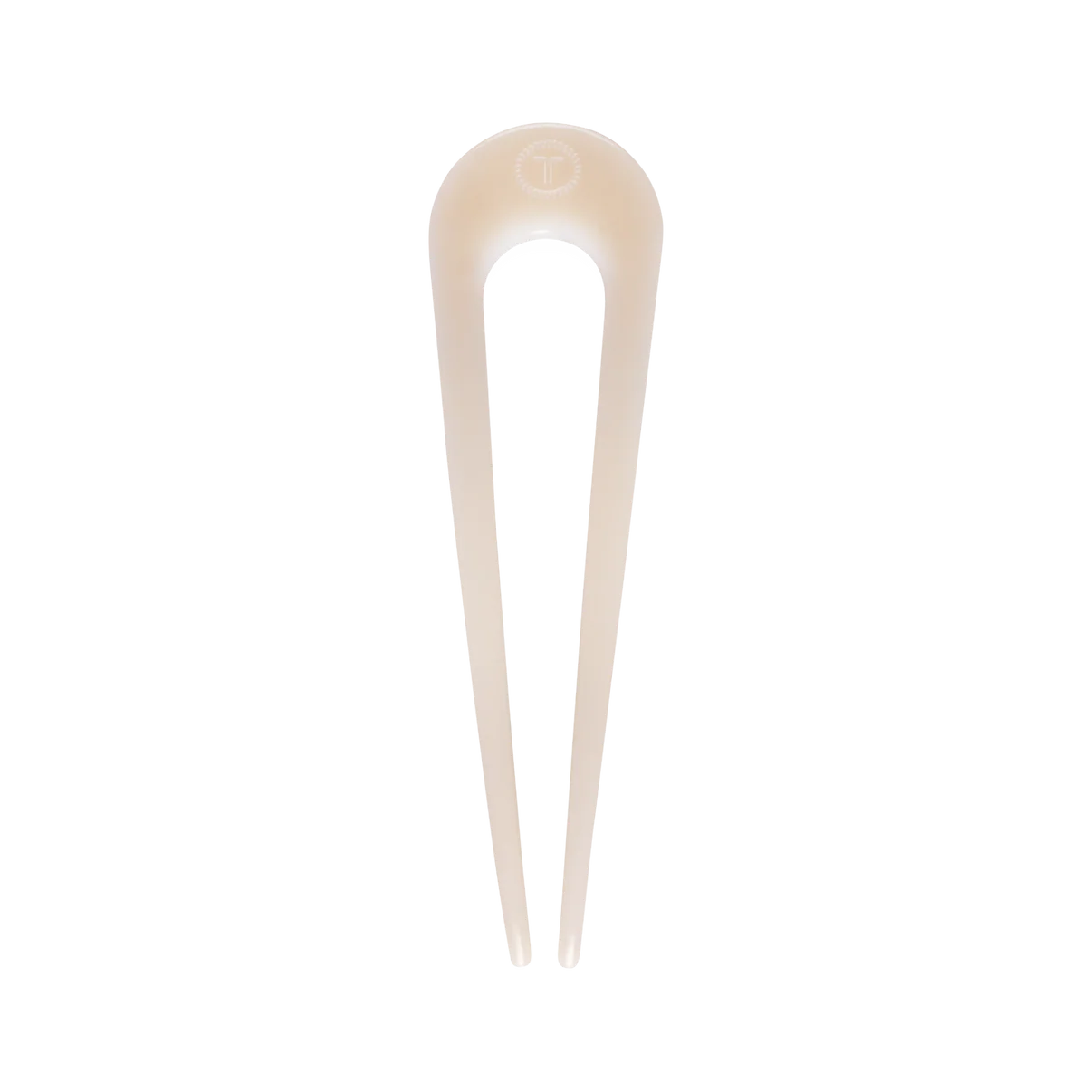 Teleties French Hair Pin - Almond Beige