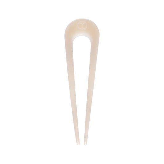 Teleties French Hair Pin - Almond Beige