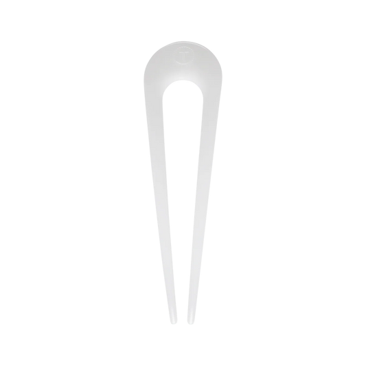 Teleties French Hair Pin - Coconut White