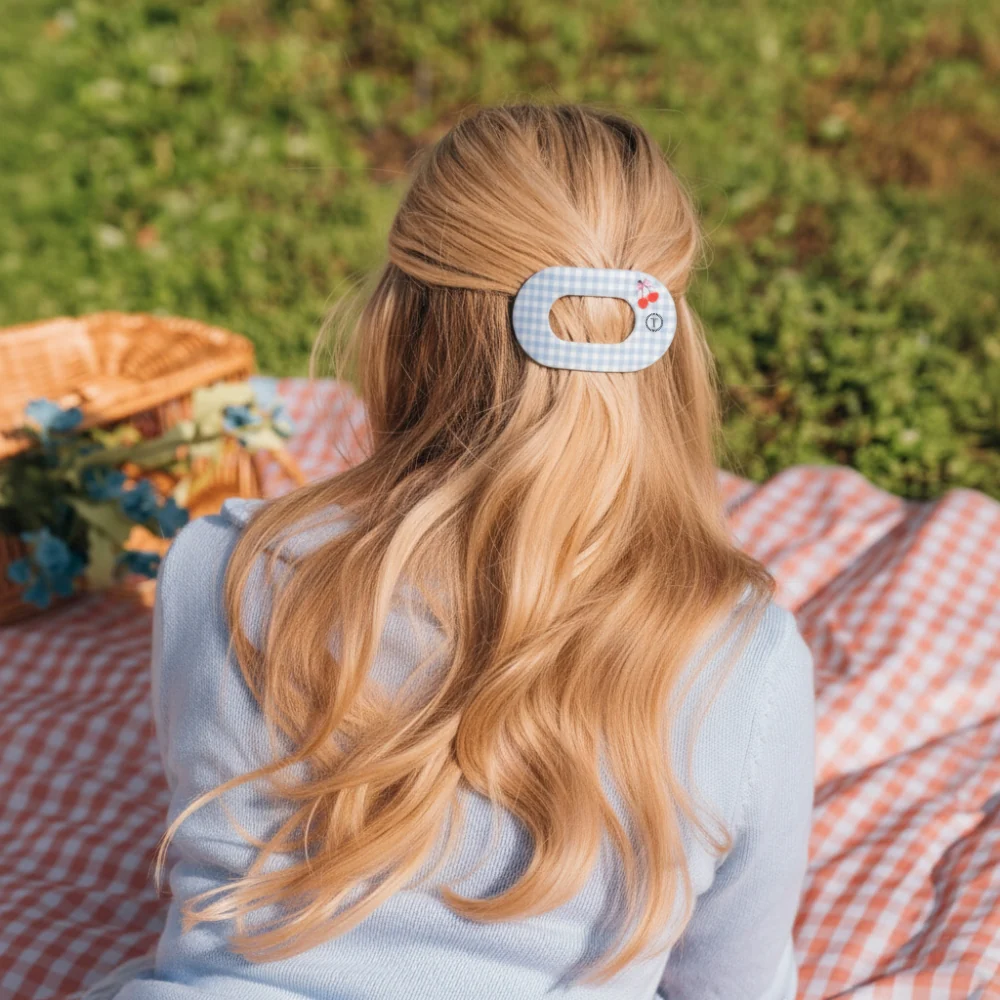 Teleties 'Basket of Cherries' Flat Hair Clip