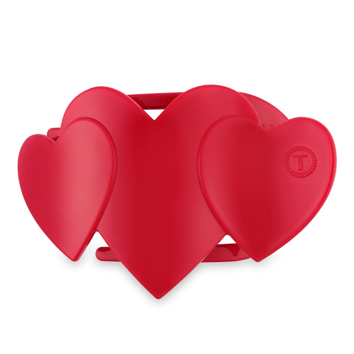 Teleties 'Heart to Heart' Large Flat Hair Clip