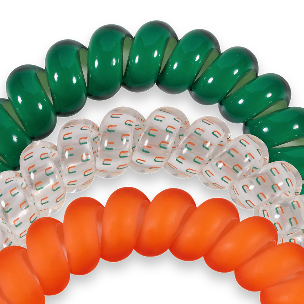Teleties 'Go Canes!' Large 3PK