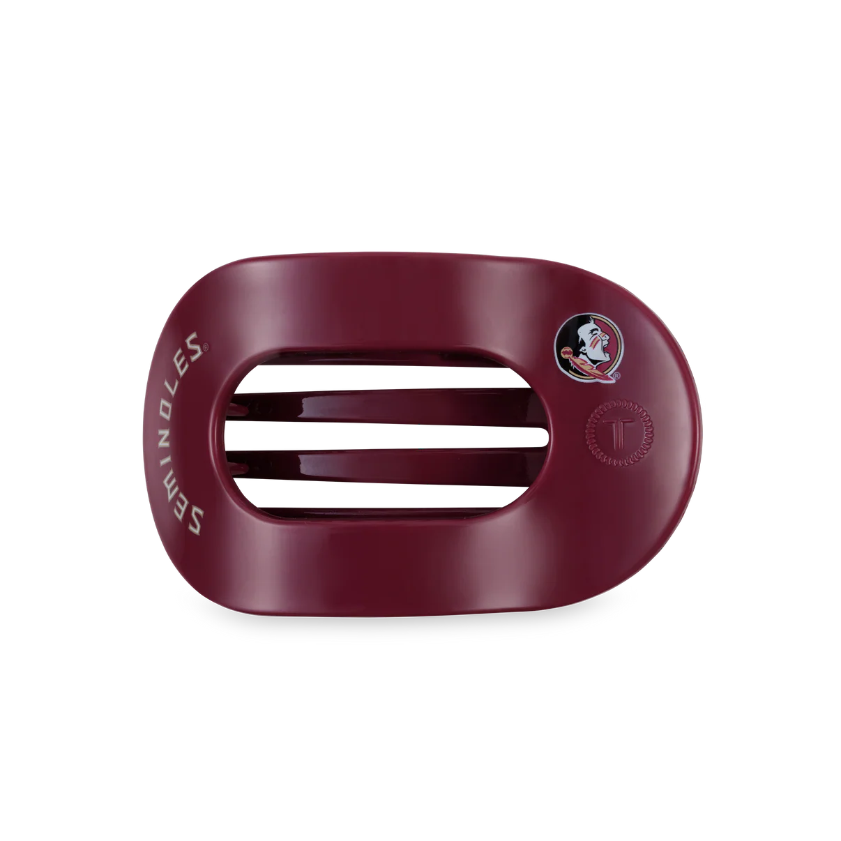Teleties 'Go Noles!' Medium Flat Round Clip