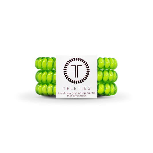 Teleties 'Lime' Large 3PK