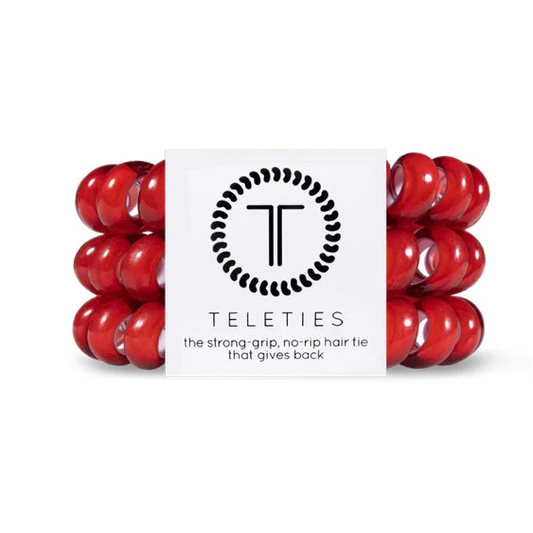 Teleties 'Scarlet Red' Large 3PK