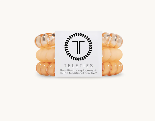 Teletie 'Peach Fuzz' Large 3PK