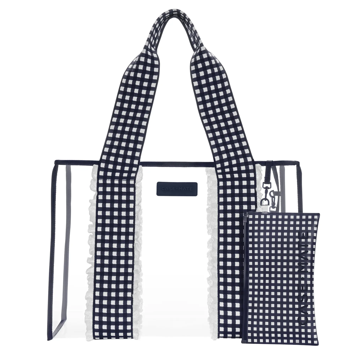 Case-Mate Jelly Tote Bag - Navy Gingham