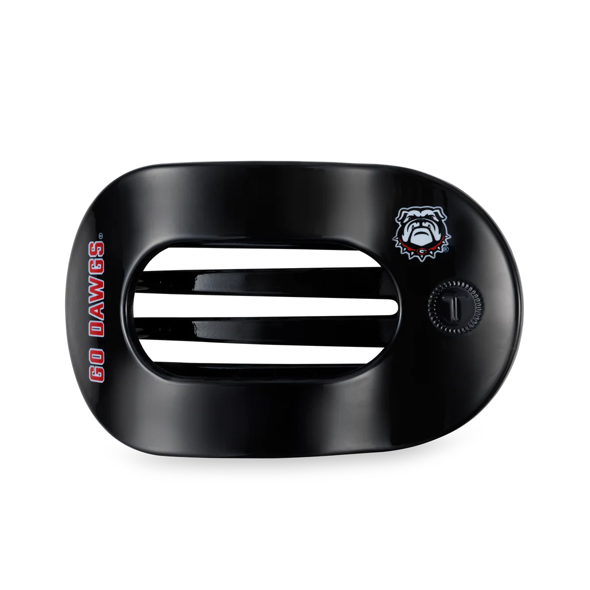 Teleties 'Go Dawgs!' Large Flat Round Clip