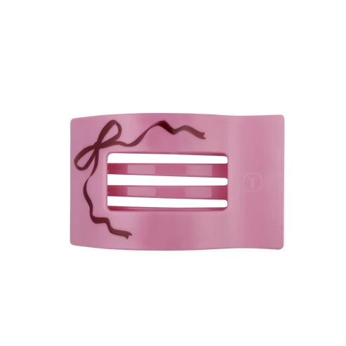 Teleties 'Just Add a Bow' Medium Flat Rectangle Hair Clip