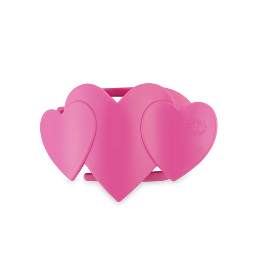Teleties 'Heart to Heart' Small Flat Hair Clip