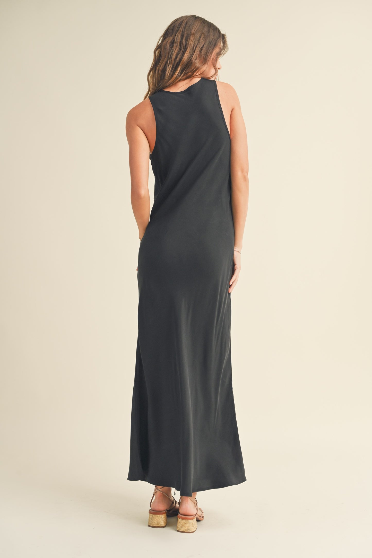 Black Simple Maxi Dress