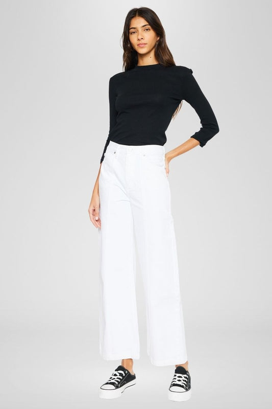 KanCan White Ultra High Rise 90s Wide Leg Jeans