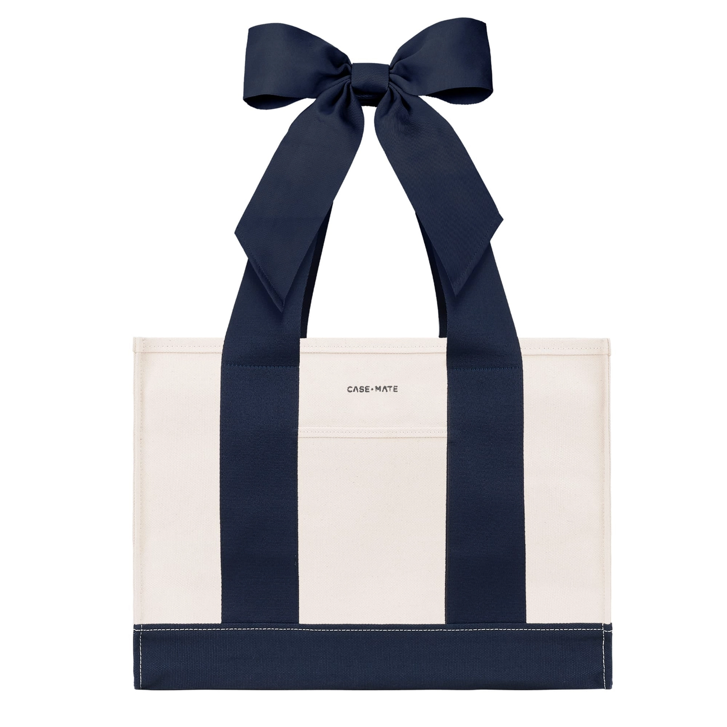 Case-Mate Canvas Tote Bag - Oxford Navy Bow