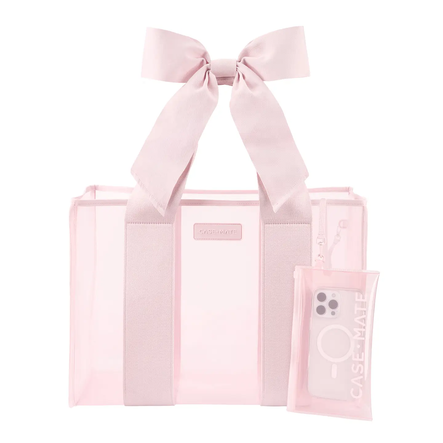 Case-Mate Jelly Tote Bag - Ballet Pink Bow
