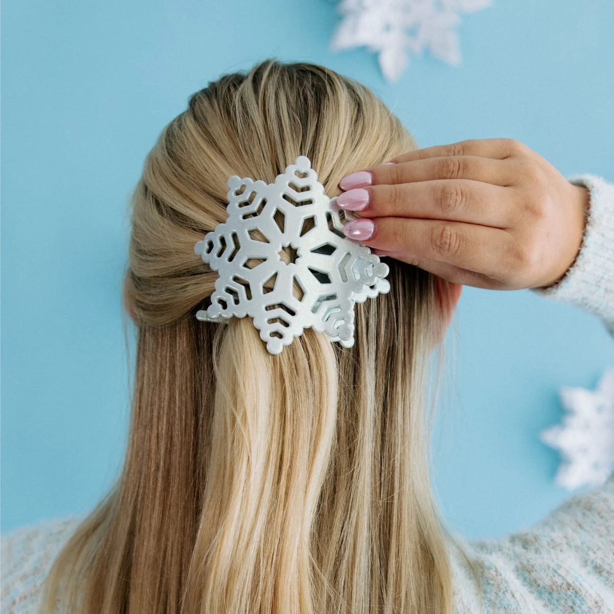 Teleties 'Snowflake' Flat Hair Clip