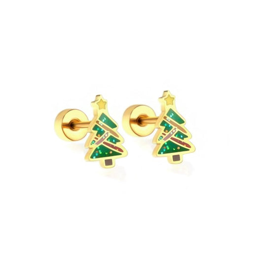 LINNY CO Screwback Stud Earrings - Noelle