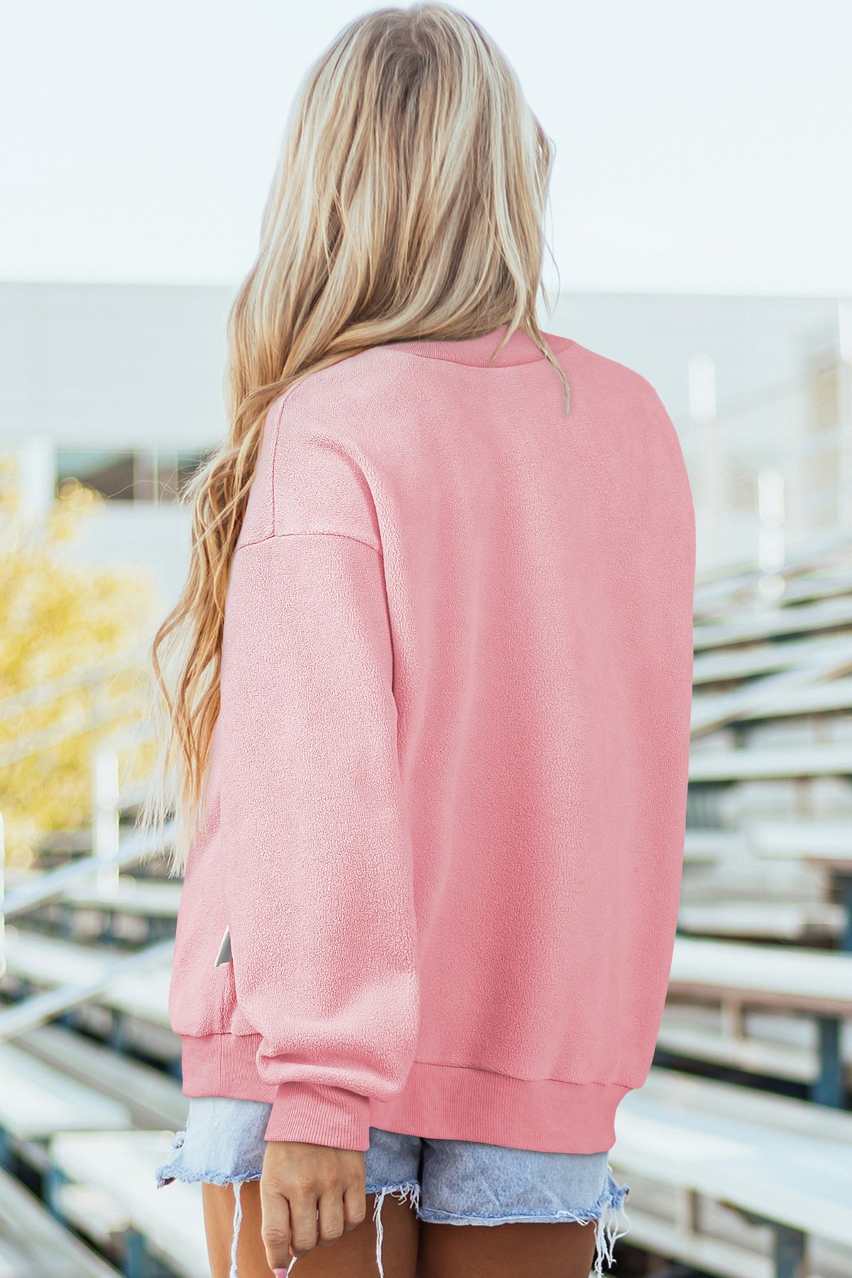 Pink 'WWJD/AMEN' Reversible Sweatshirt