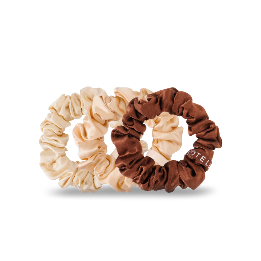 Teleties Scrunchie 'For The Love of Nudes' Small 3PK